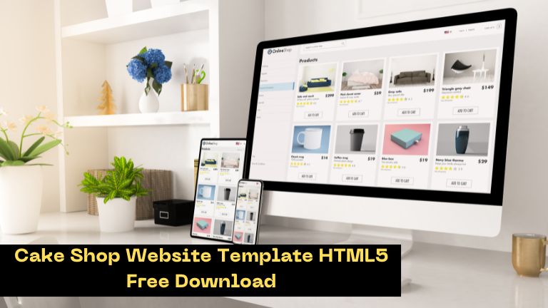 Cake Shop Website Template HTML5 Free Download