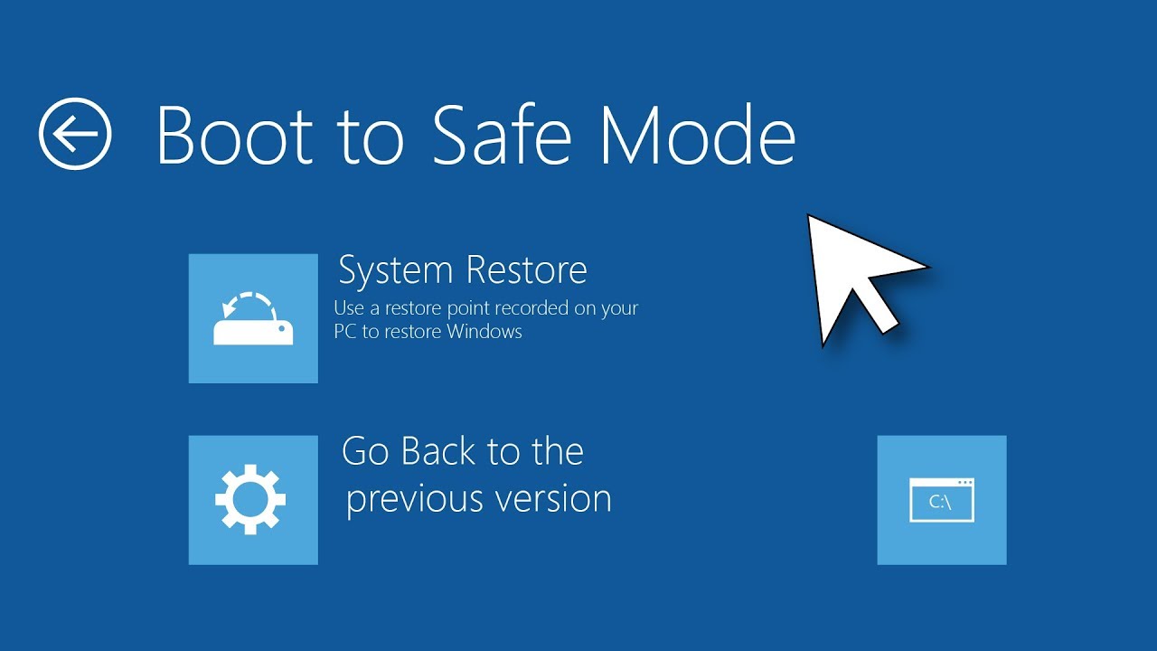 Reboot in Safe Mode